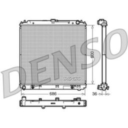 Radiador, arrefecimento do motor DENSO DRM46032
