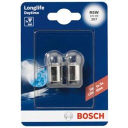 Lâmpada secundária BOSCH R5W Longlife Daytime 12V/5W, 2 Peça