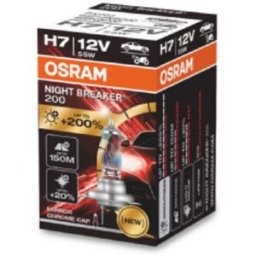 Ams-Osram Lâmpada de halogéneo OSRAM H7 Night Breaker 200 12V, 55W
