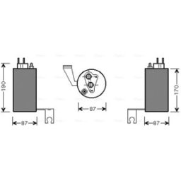 Secador, ar condicionado AVA COOLING CRD084