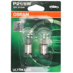 Ams-Osram Lâmpada secundária OSRAM P21/5W Ultra Life 12V/5/21W, 2 Peça
