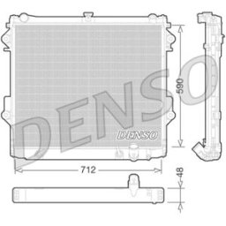 Radiador, arrefecimento do motor DENSO DRM50074