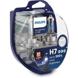 Lâmpada de halogéneo PHILIPS H7 RacingVision GT200 12V/55W, 2 Peça