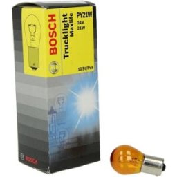 Lâmpada secundária BOSCH PY21W Trucklight Maxlife 24V, 21W