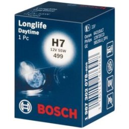 Lâmpada de halogéneo BOSCH H7 Longlife Daytime 12V, 55W
