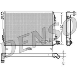 Radiador, arrefecimento do motor DENSO DRM32037