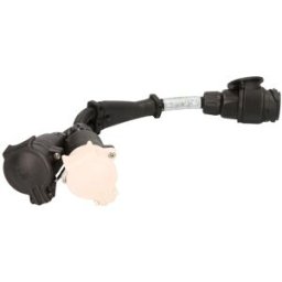 Conjunto de conectores de cabos, adaptador frontal semirreboque/reboque JAEGER 711112EJ
