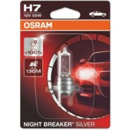 Ams-Osram Lâmpada de halogéneo OSRAM H7 Night Breaker Silver 12V, 55W