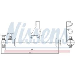 Secador, ar condicionado NISSENS 95606