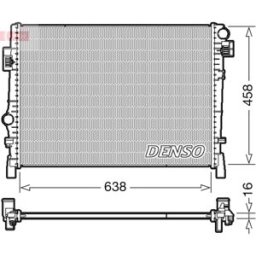 Radiador, arrefecimento do motor DENSO DRM09054