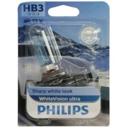 Lâmpada de halogéneo PHILIPS HB3 WhiteVision Ultra 12V, 60W