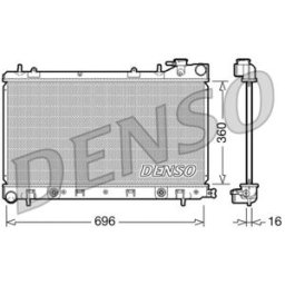 Radiador, arrefecimento do motor DENSO DRM36002