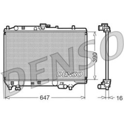 Radiador, arrefecimento do motor DENSO DRM44006