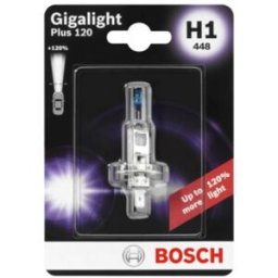 Lâmpada de halogéneo BOSCH H1 Gigalight Plus 120% 12V, 55W
