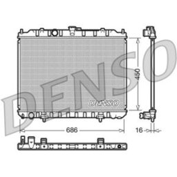 Radiador, arrefecimento do motor DENSO DRM46004