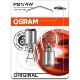 Ams-Osram Lâmpada secundária OSRAM P21/4W Standard 12V/4/21W, 2 Peça