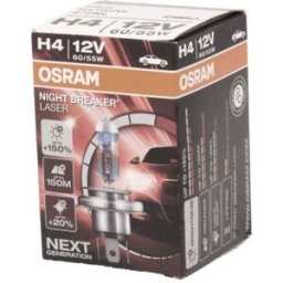 Ams-Osram Lâmpada de halogéneo OSRAM H4 Night Breaker Laser 12V, 60/55W