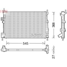 Radiador DENSO DRM10009