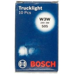 Lâmpada secundária BOSCH W3W Trucklight 24V, 3W