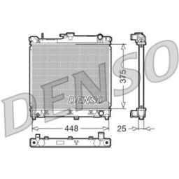 Radiador, arrefecimento do motor DENSO DRM47014