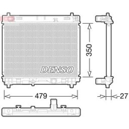 Radiador DENSO DRM50058