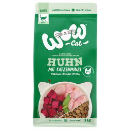 2kg Wow Cat Adult com frango comida para gatos seca