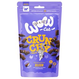 60g frango Crunchy Snack WOW Cat snacks para gatos