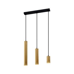 Candelabro suspenso TUBO 3xGU10/25W/230V madeira