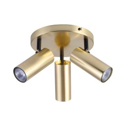 Foco COLLY 3xGU10/15W/230V dourada