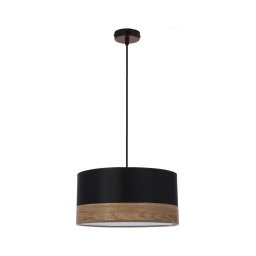 Candelabro suspenso PORTO 1xE27/60W/230V preto/castanho