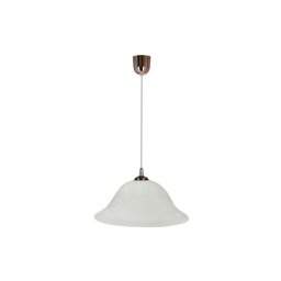 Candeeiro suspenso VERA 1xE27/60W/230V cobre/branco