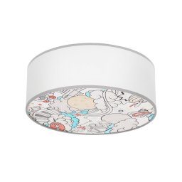 Iluminação de teto para criança KIDDY 2xE27/40W/230V branco/bege