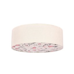 Iluminação de teto para criança KIDDY 2xE27/40W/230V bege/rosa