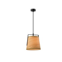 Candeeiro suspenso MILBURY 1xE27/40W/230V castanho