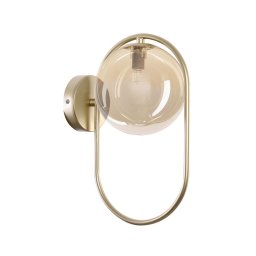 Iluminação de parede CORDEL 1xG9/28W/230V latão/fumado bege