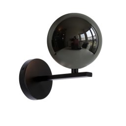 Candeeiro de parede KAMA 1xG9/28W/230V preto/fumado preto