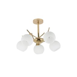 Candeeiro suspenso AMOS 5xE27/40W/230V dourado