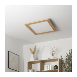 Eglo 75643 - Iluminação de teto LED CALEMAR LED/19W/230V 4000K 43,7 cm carvalho