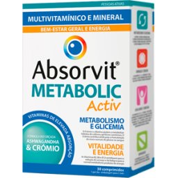 Absorvit Metabolic Activ 30 comprimidos