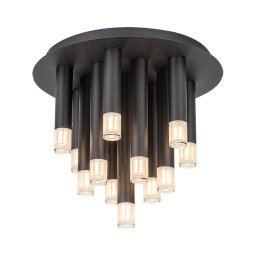 Rabalux 71354 - Candeeiro de tecto RAMIRA 13xG9/5W/230V preto