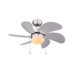Globo 03801 - Ventilador de teto RIVALDO 1xE14/60W/230V