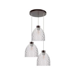 Spot-Light 1450376 - Candeeiro suspenso AURA 3xE27/60W/230V