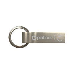 Metal à prova de água Flash Disk USB 128GB cromado