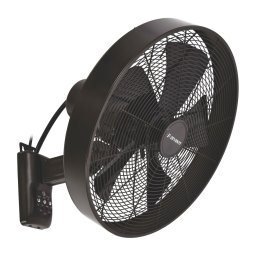 ZEVENTI - Ventoinha de parede FREEZE 50W/230V preto/castanho + comando