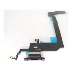 Flex com conector de carga e acessórios para iPhone X preta