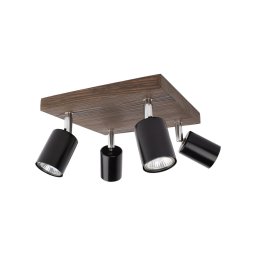Spot-Light DO2910456 - Foco de teto MANARA 4xGU10/5W/230V pinho