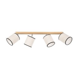 Spot-Light 66791474 - Spot de teto BOHO 4xE27/25W/230V carvalho