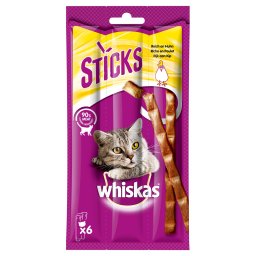 14x36g frango Sticks Whiskas snacks gatos