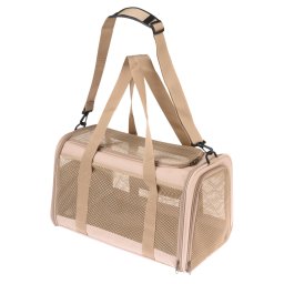 TIAKI Mesh saco de transporte para cães e gatos C 46 x L 28 x A 28 cm