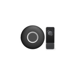 Campainha Sem Fios Plug-in 230V/1xA23 IP55 preto